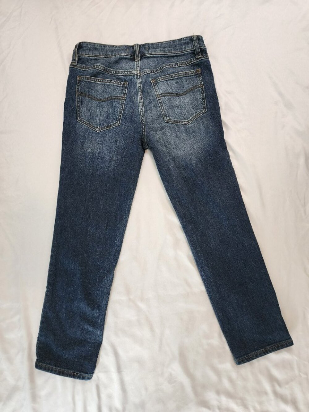 Free People Cropped Slim Skinny Jeans Size 26 Medium Wash Stretch Denim - Picture 2 of 8
